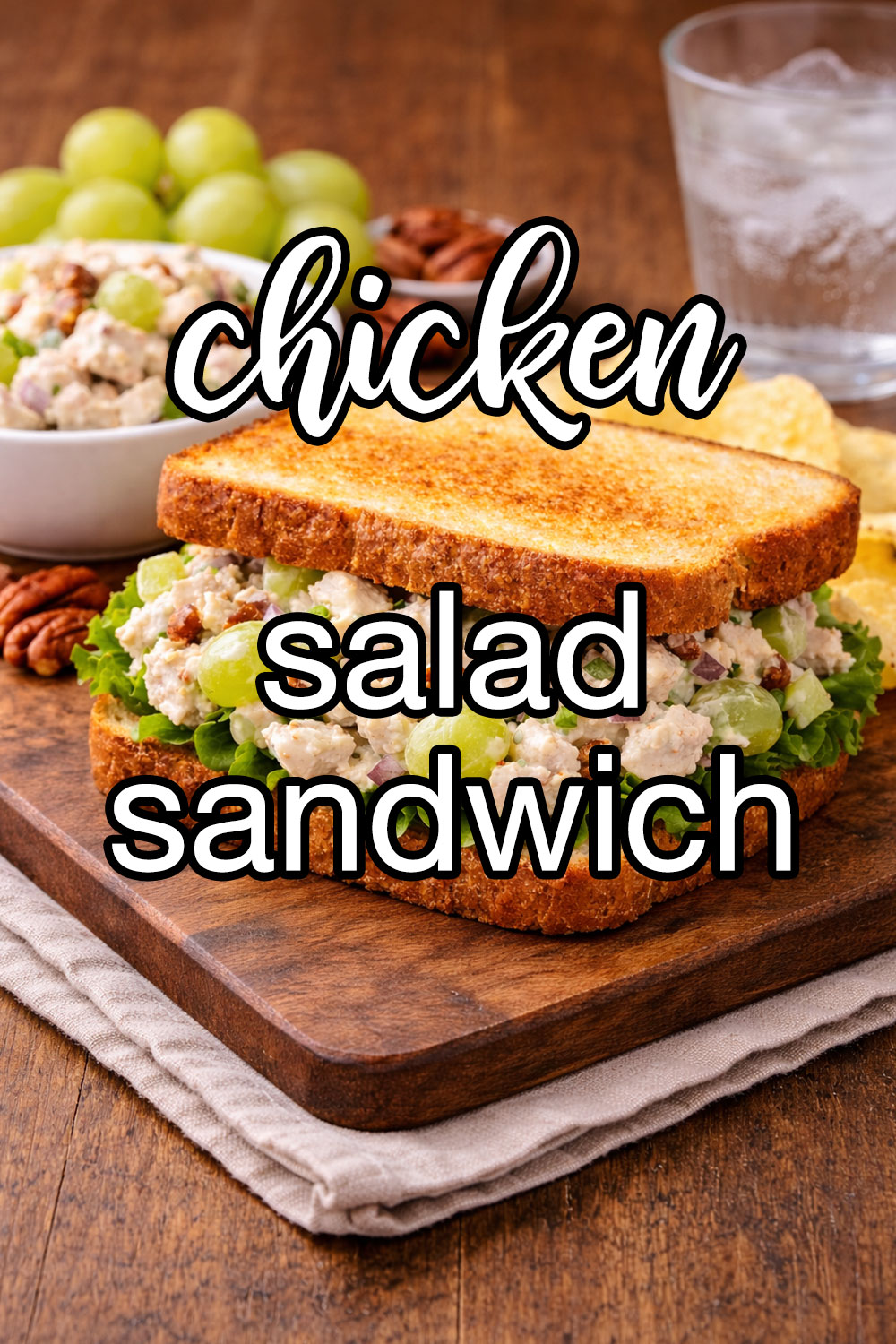 Chicken Salad Sandwich With Grapes And Pecans Recipe