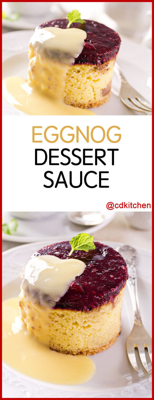 Eggnog Dessert Sauce Recipe
