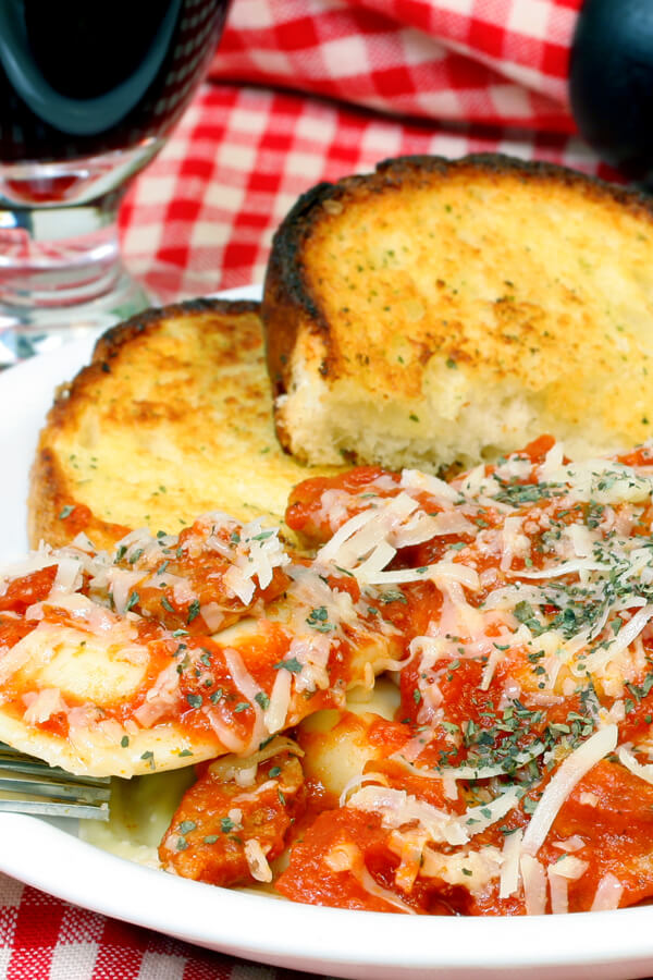 Italian Night Ground Beef Ravioli Dinner Recipe