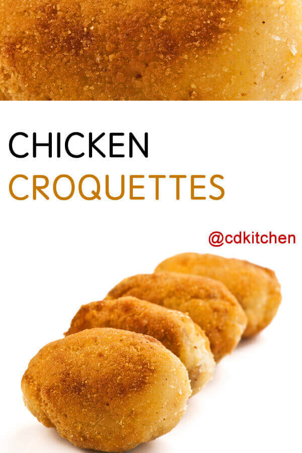 Chicken Croquettes Recipe | CDKitchen.com