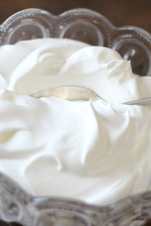 homemade whipped cream recipe with heavy cream