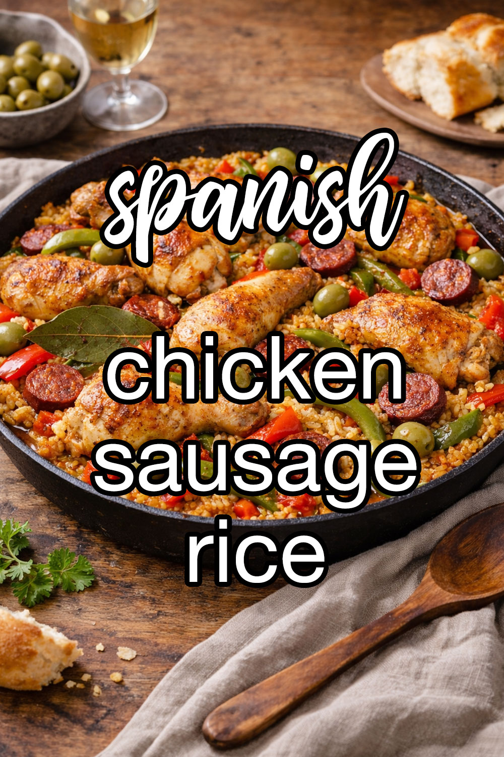 Spanish Style Chicken And Sausage with Rice Recipe