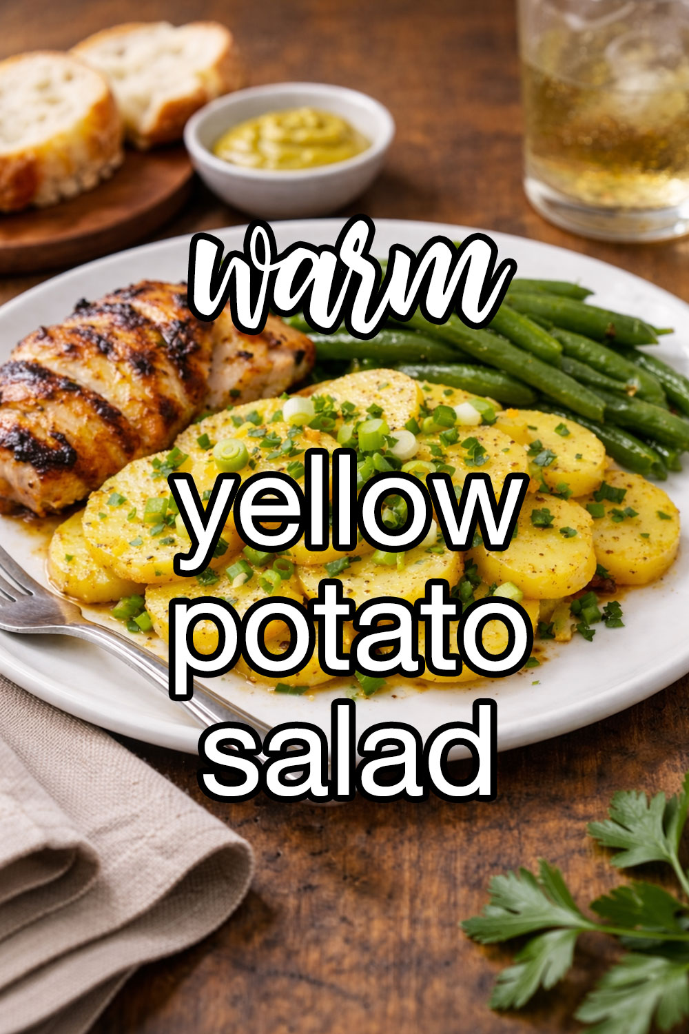Warm Yellow Potato Salad Recipe