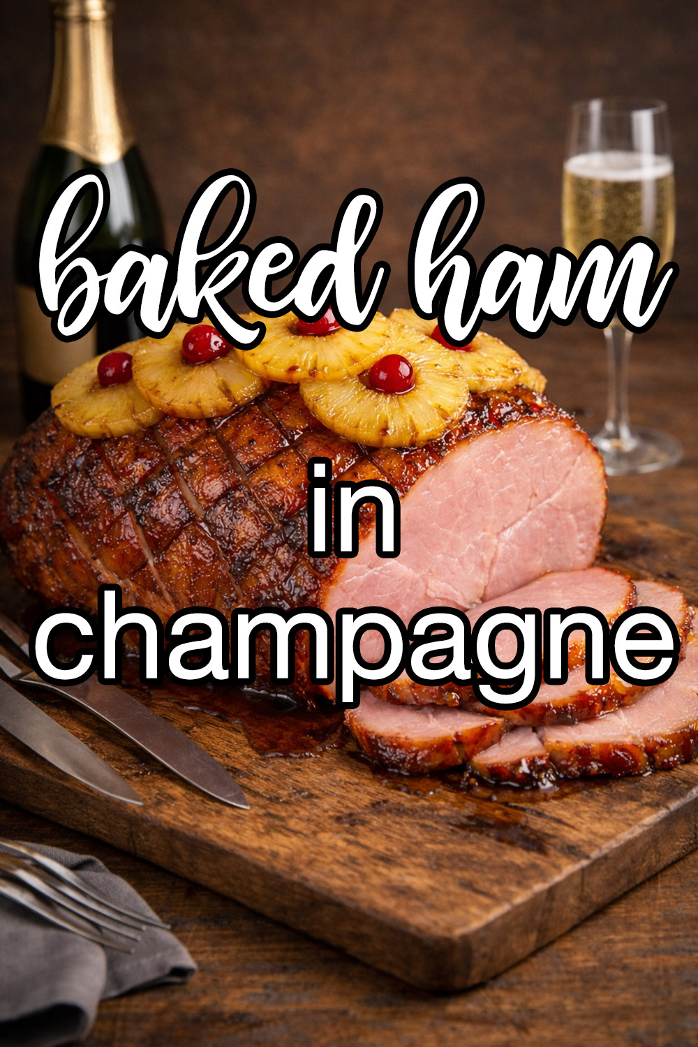 Baked Ham in Champagne Recipe