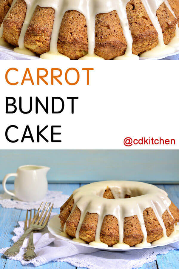 Carrot Bundt Cake Recipe