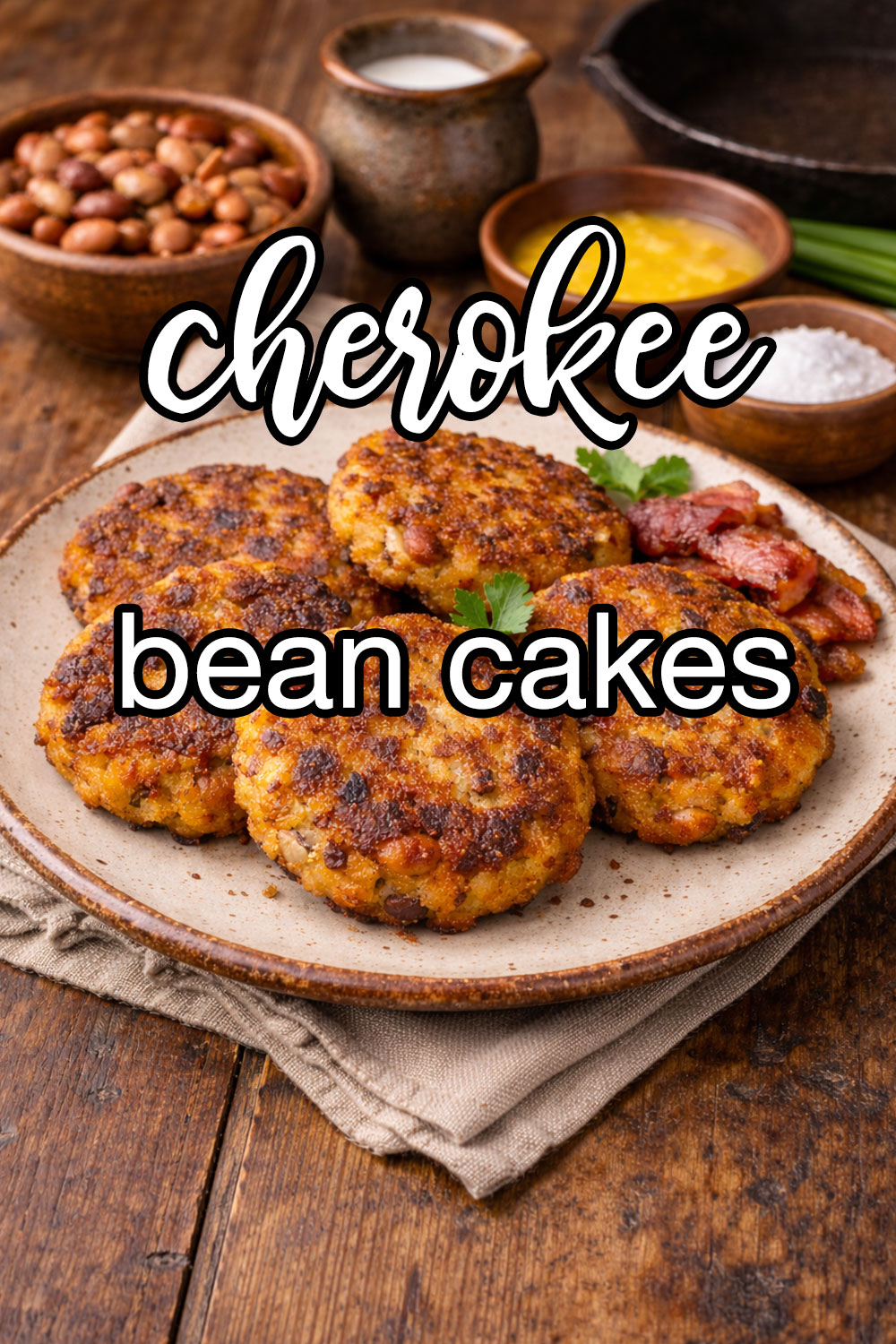Cherokee Bean Cakes Recipe