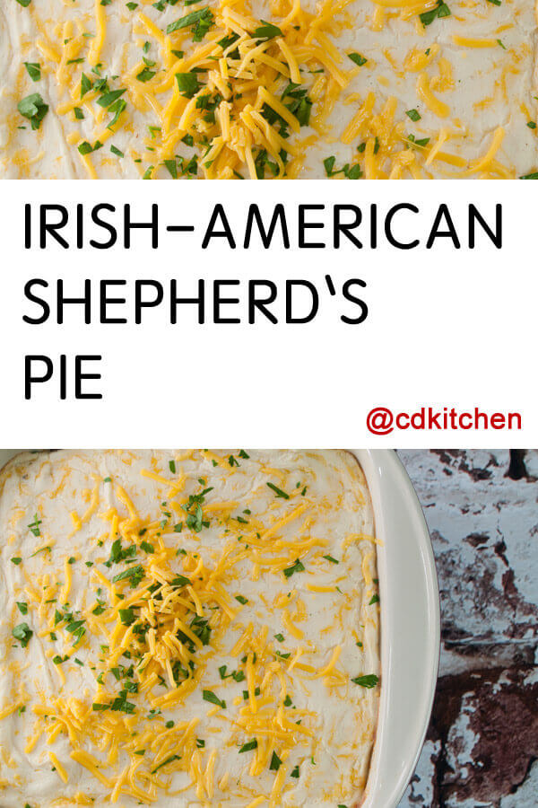 Irish-American Shepherd's Pie Recipe