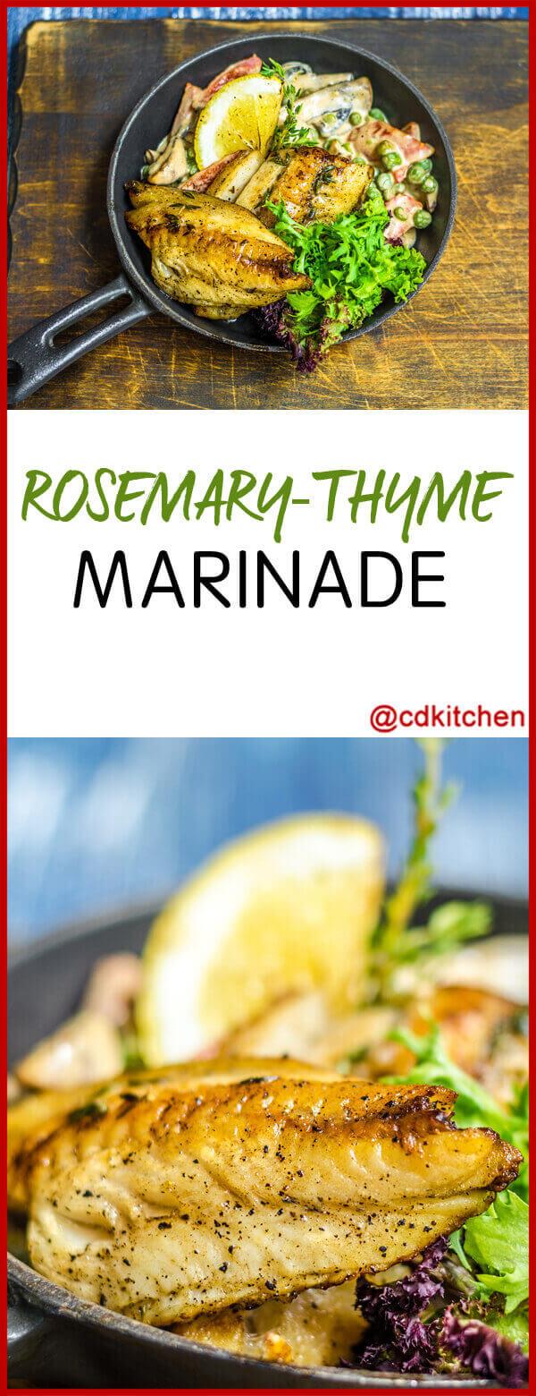 Rosemary-Thyme Marinade Recipe