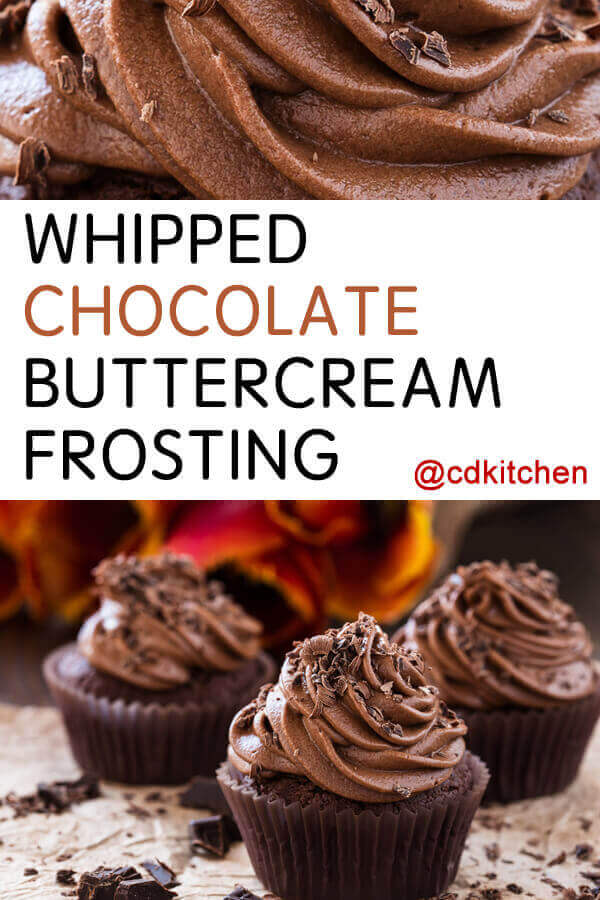 Whipped Chocolate Buttercream Frosting Recipe