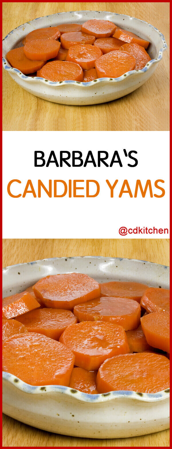 Barbara's Candied Yams Recipe | CDKitchen.com