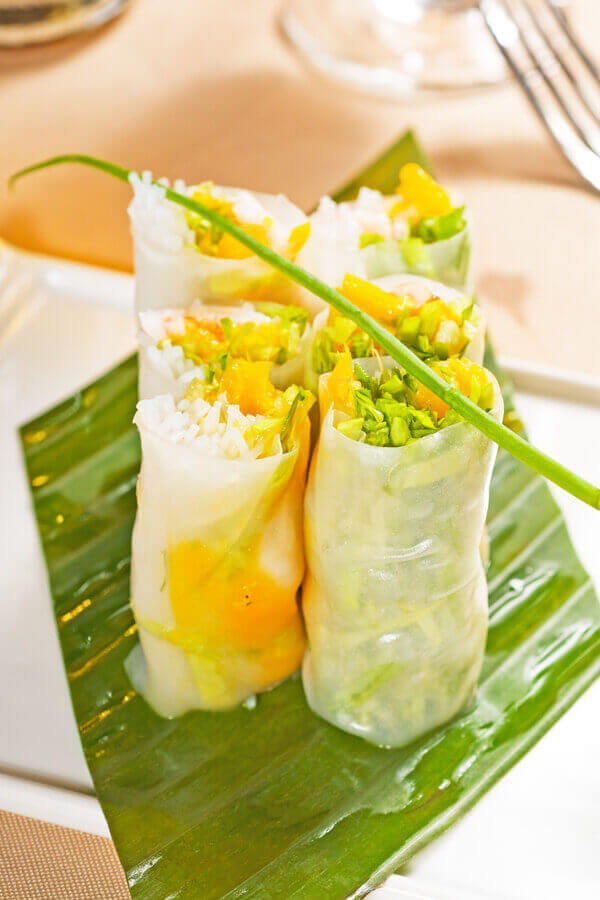Cafe Kati's Mango Spring Rolls Recipe
