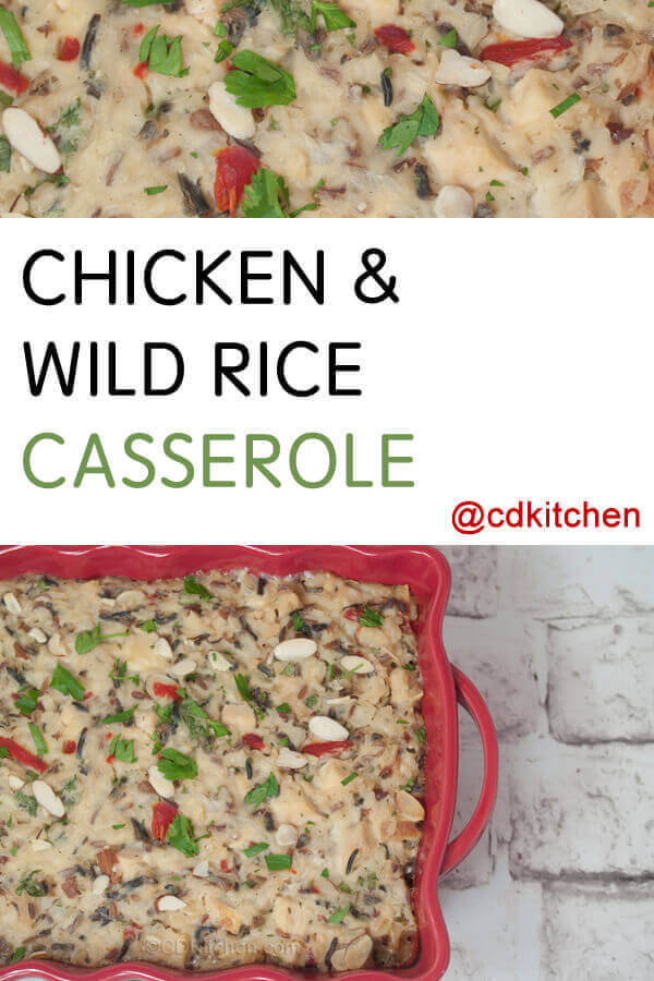 Chicken & Wild Rice Casserole With Almonds Recipe
