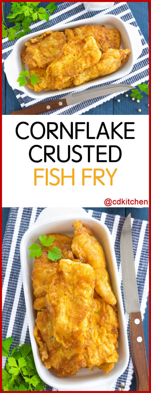 Cornflake Crusted Fish Fry Recipe | CDKitchen.com