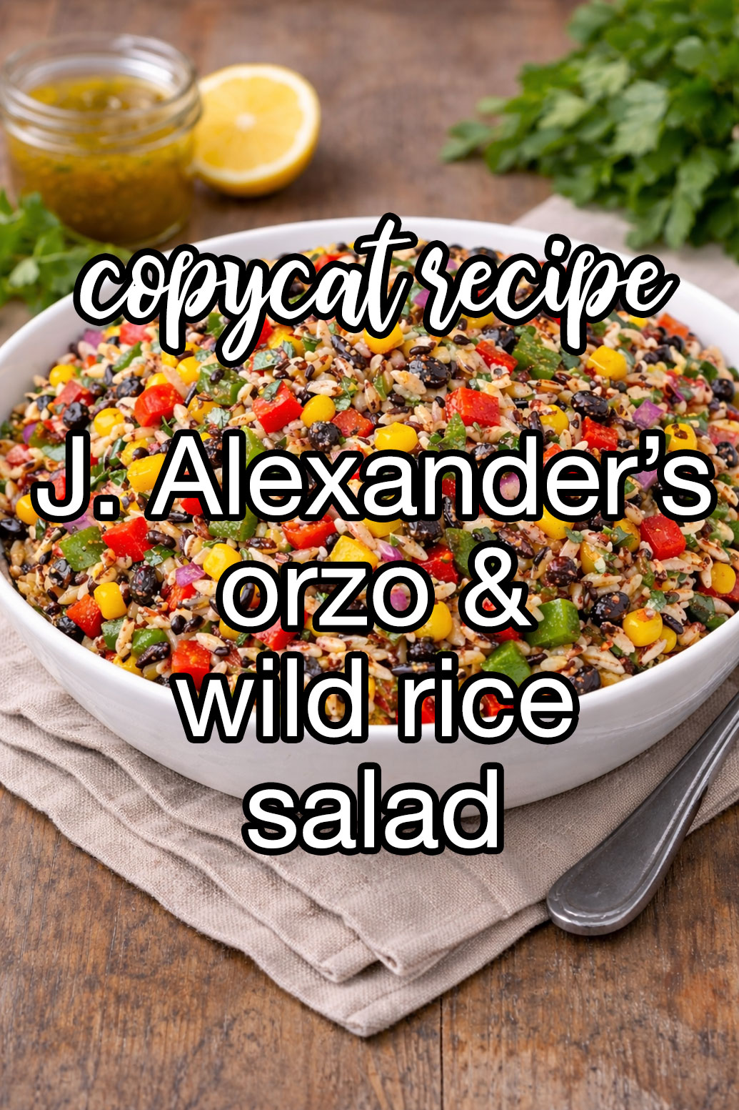 J. Alexander's Orzo and Wild Rice Salad Recipe