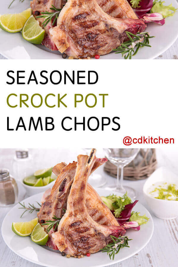 Seasoned Crock Pot Lamb Chops Recipe | CDKitchen