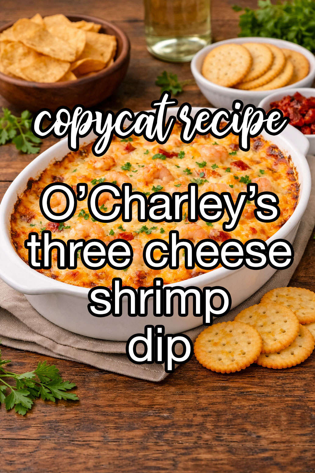 O'Charley's Three Cheese Shrimp Dip Recipe