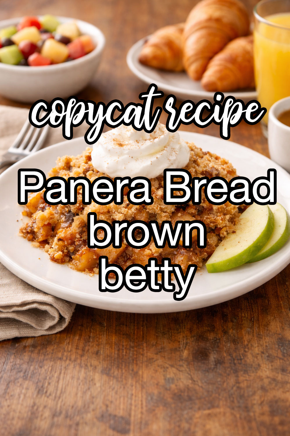 Panera Bread Brown Betty Recipe