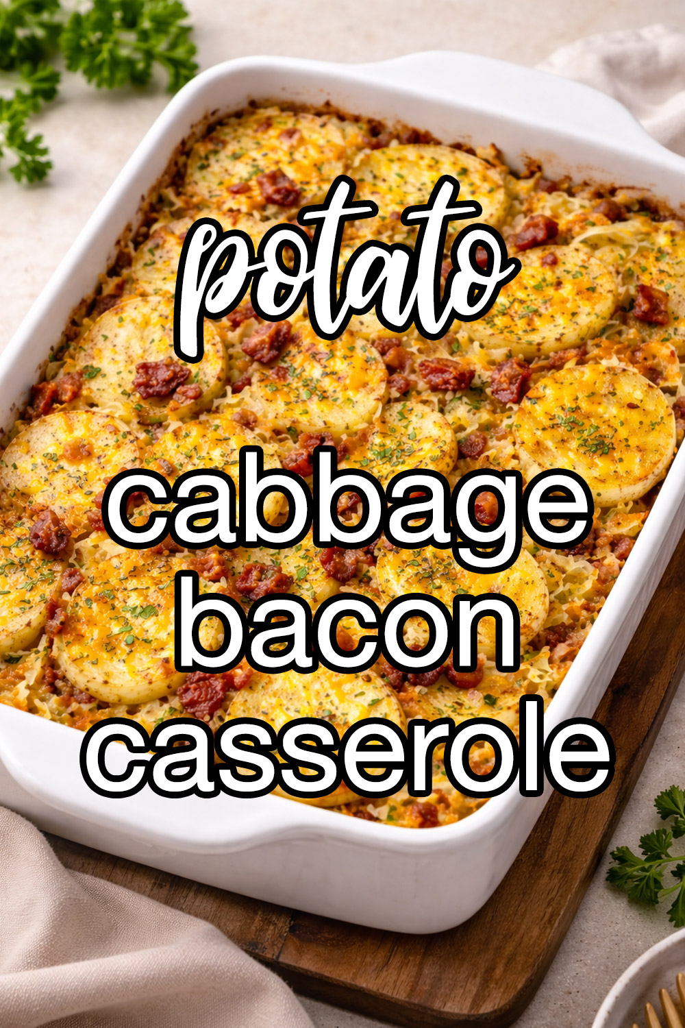 Potato, Cabbage And Irish Bacon Casserole Recipe
