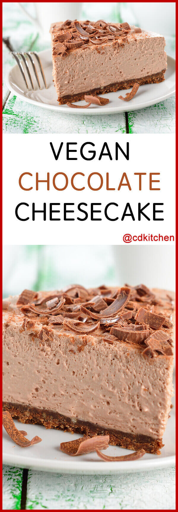 Vegan Chocolate Cheesecake Recipe 0349