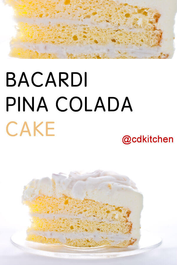 Bacardi Pina Colada Cake Recipe