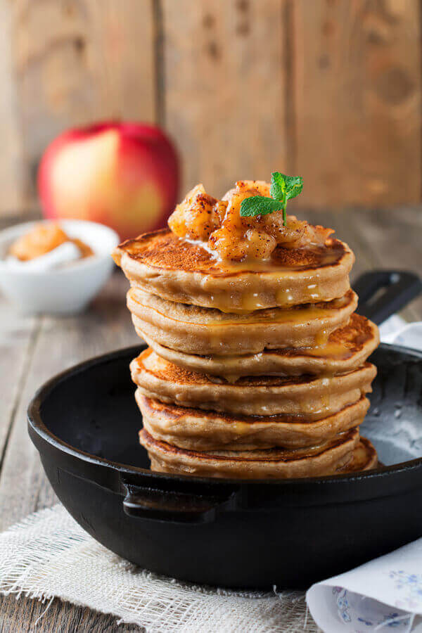 Buckwheat-Cinnamon Pancakes Recipe