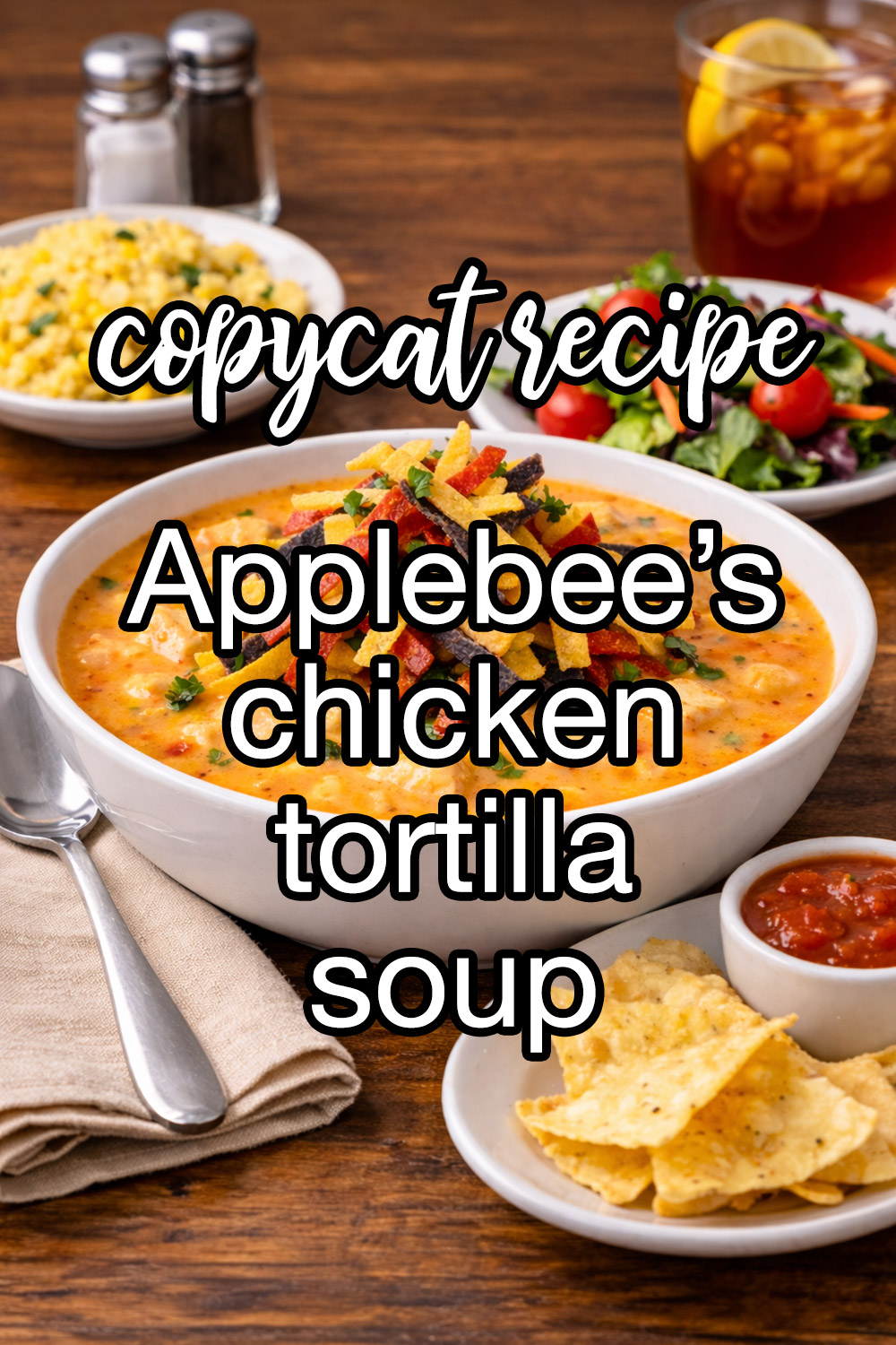 Applebee's Cheese Chicken Tortilla Soup Recipe