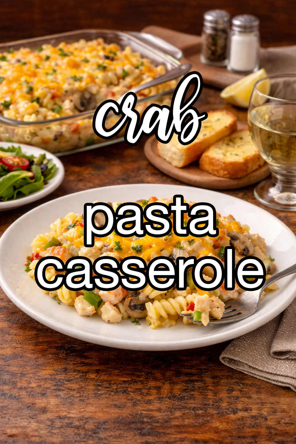 Crab Pasta Casserole Recipe