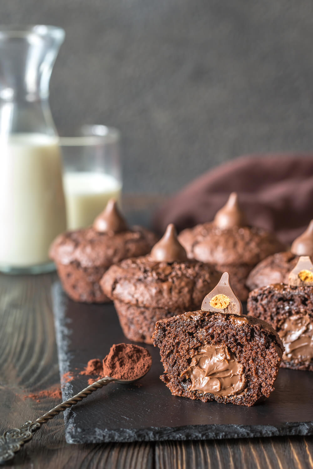 Filled Rich Chocolate Cupcakes Recipe