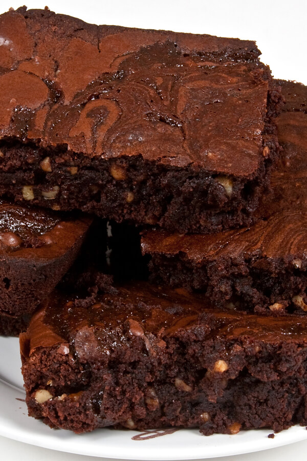 Caramel Walnut Cake Mix Brownies Recipe