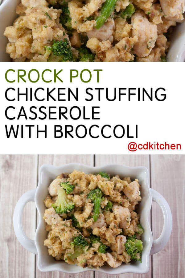 Crock Pot Chicken Stuffing Casserole With Broccoli Recipe from ...