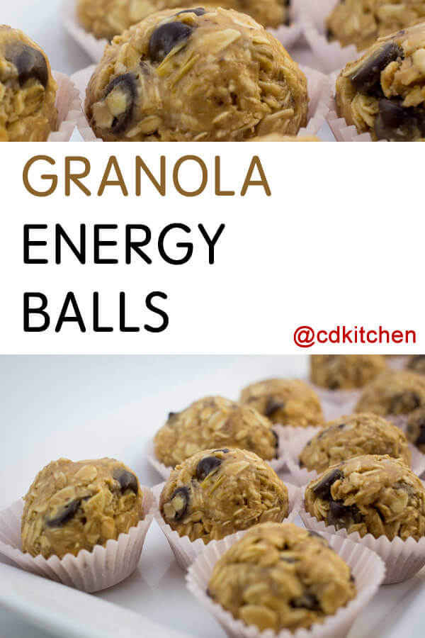 Granola Energy Balls Recipe