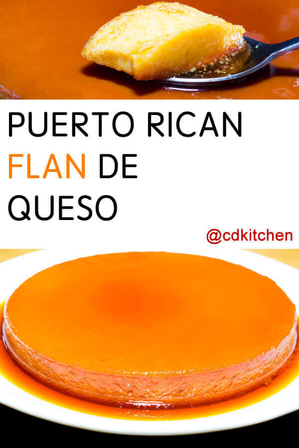 Flan De Queso (Puerto Rican Style) Recipe | CDKitchen.com