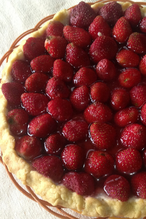 Glazed Fresh Strawberry Pie With Cookie Crust Recipe