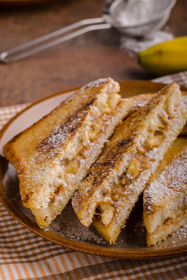 Grilled Peanut Butter Banana Sandwich Recipe