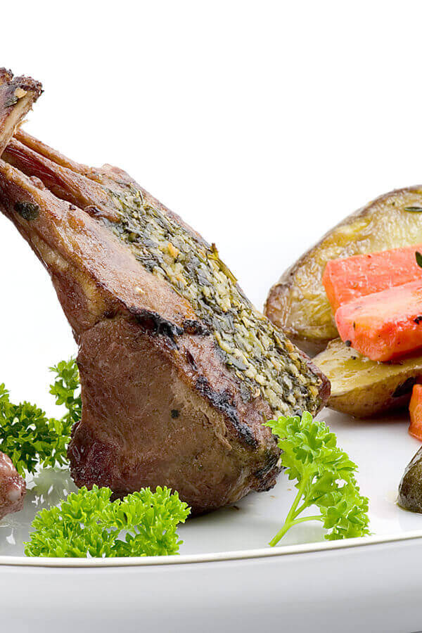 Rack Of Lamb With Mint Topping Recipe