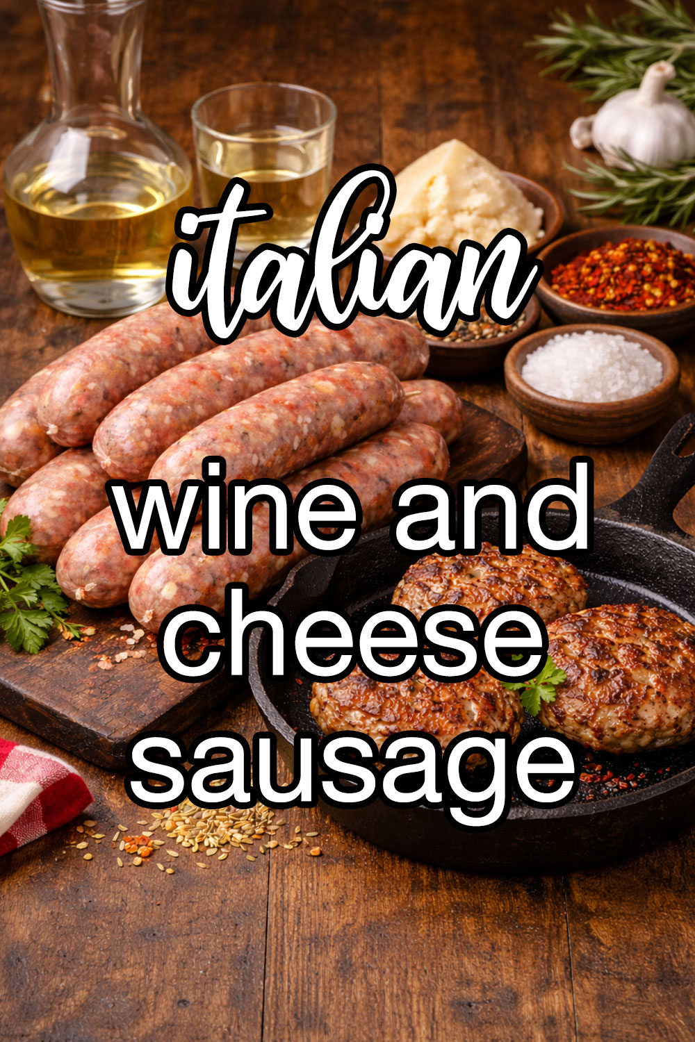 Italian Sausage with Wine and Cheese Recipe