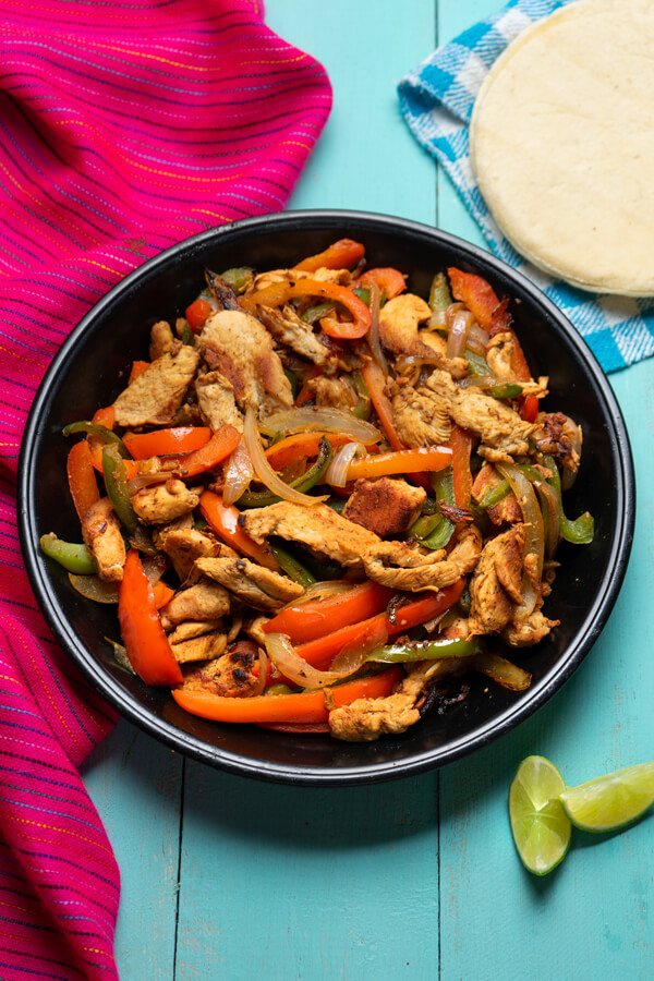Family Friendly Chicken Fajitas Recipe