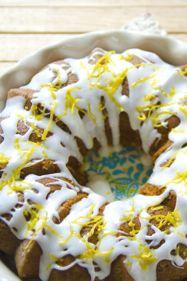 Lemon Pudding Pound Cake Recipe