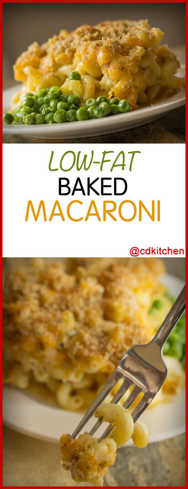 Low-Fat Baked Macaroni Recipe