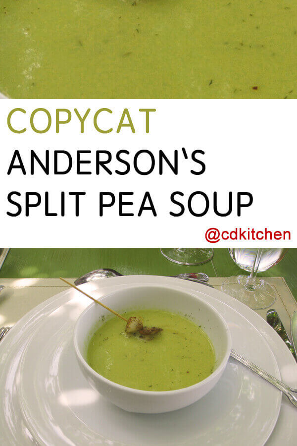 Andersen's Split Pea Soup - Discover California Wines