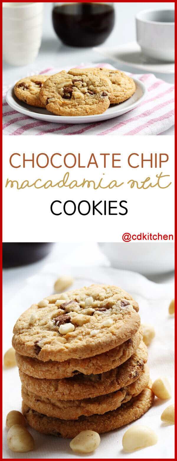 Chocolate Chip Macadamia Nut Cookies Recipe