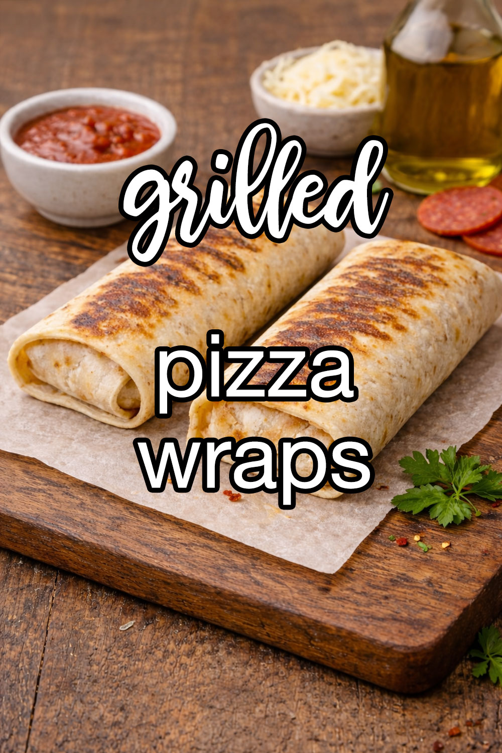 Grilled Pizza Wraps Recipe