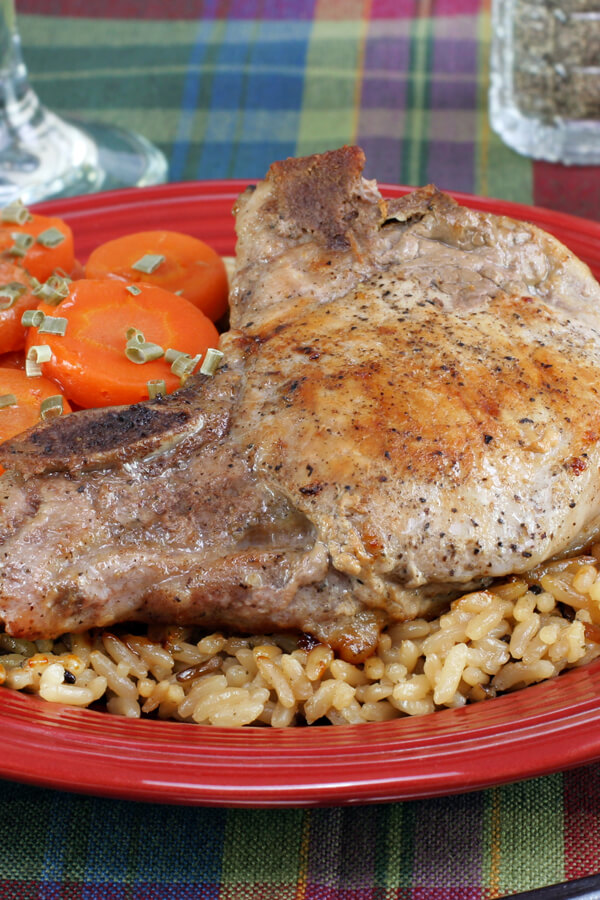 Peachy Pork Steaks Recipe