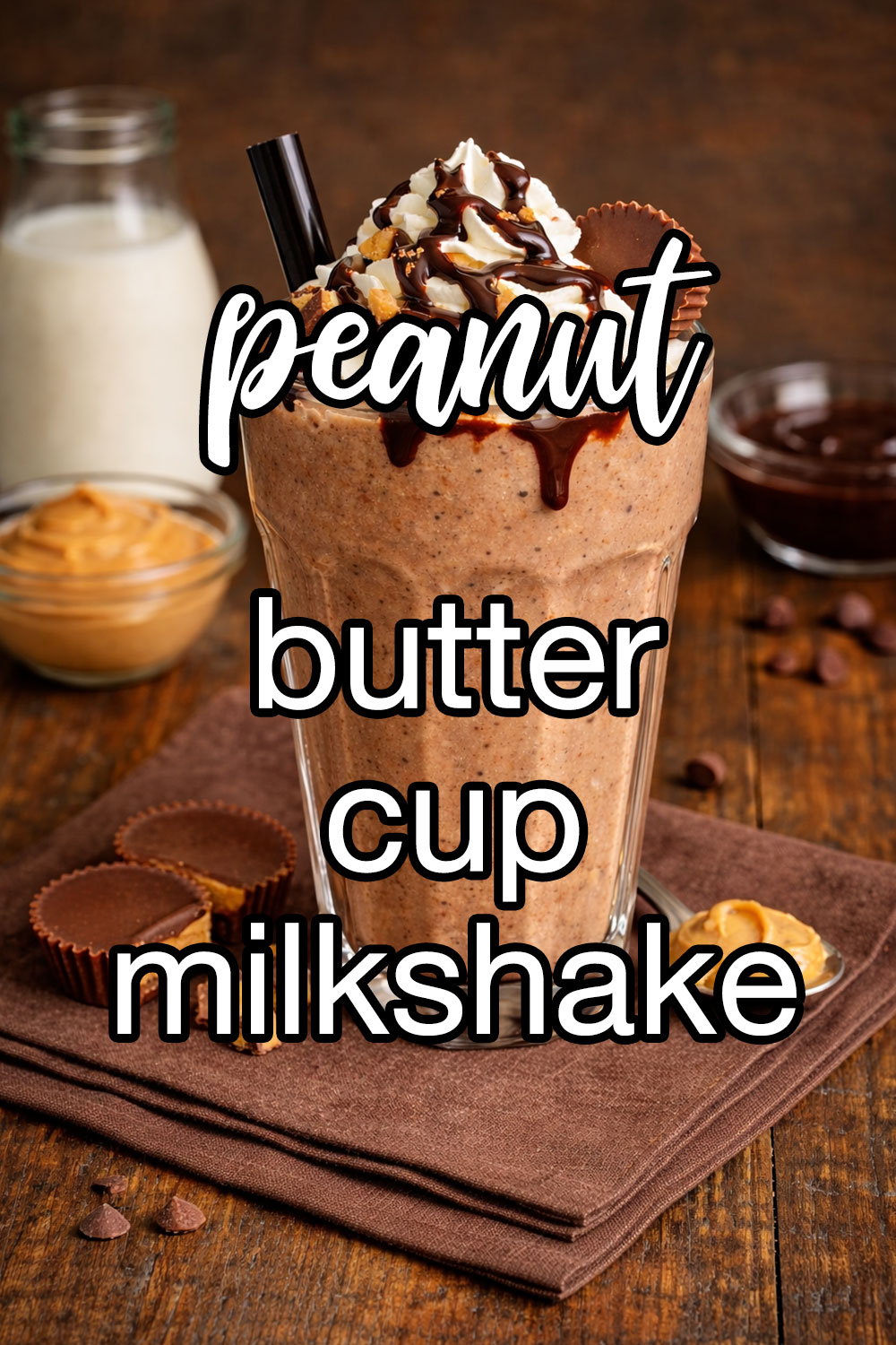 Peanut Butter Cup Milkshake Recipe