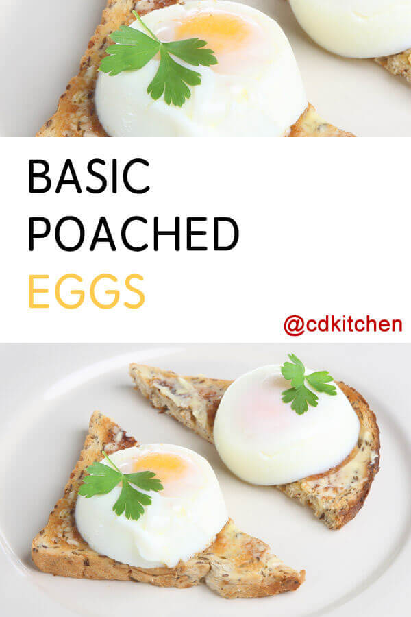Basic Poached Eggs Recipe