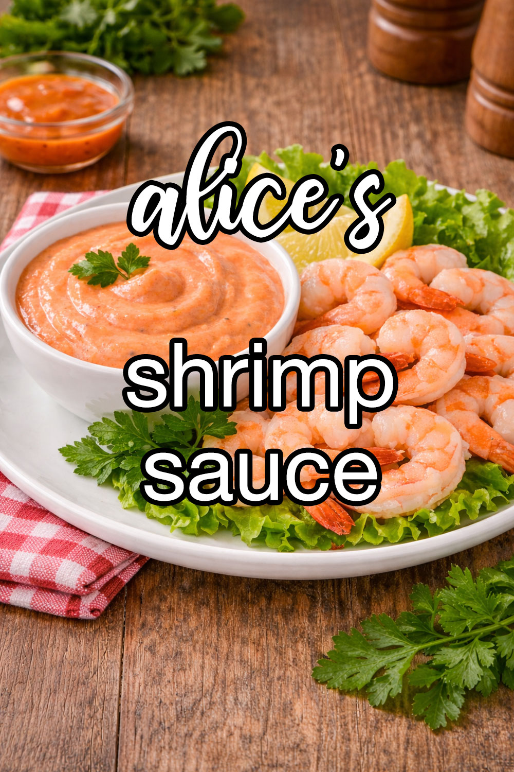 Alice's Shrimp Sauce Recipe