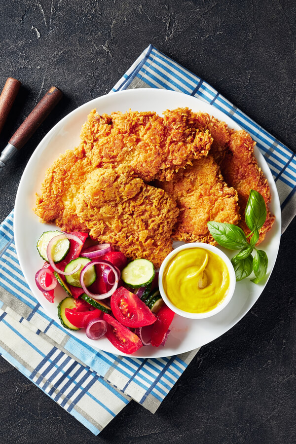 Breaded Chicken Dijon Recipe