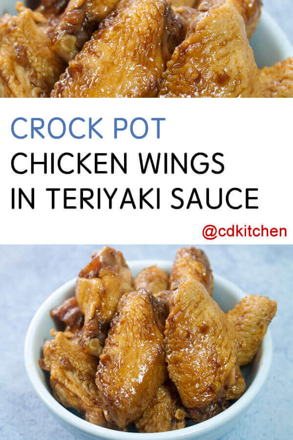 Crock Pot Chicken Wings In Teriyaki Sauce Recipe | CDKitchen.com