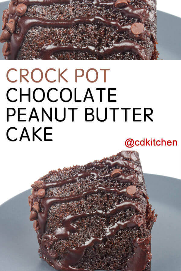 Crock Pot Chocolate Peanut Butter Cake Recipe | CDKitchen.com