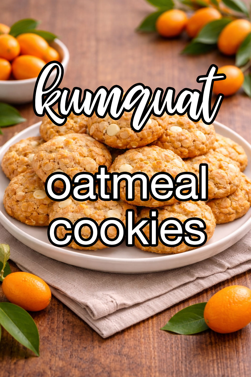 Kumquat Oatmeal Cookies Recipe